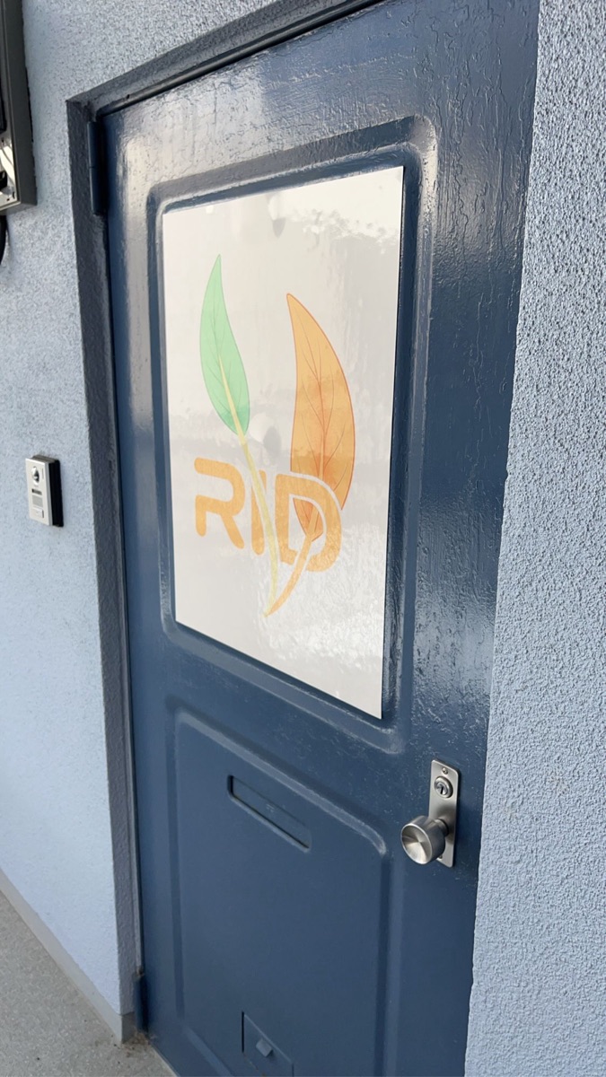 RIDの入口ドア